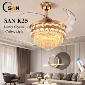 Luxury Crystal Ceiling Light SAN K25
