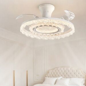 Contemporary Metal Ceiling Light & Foldable fan SAN C0356